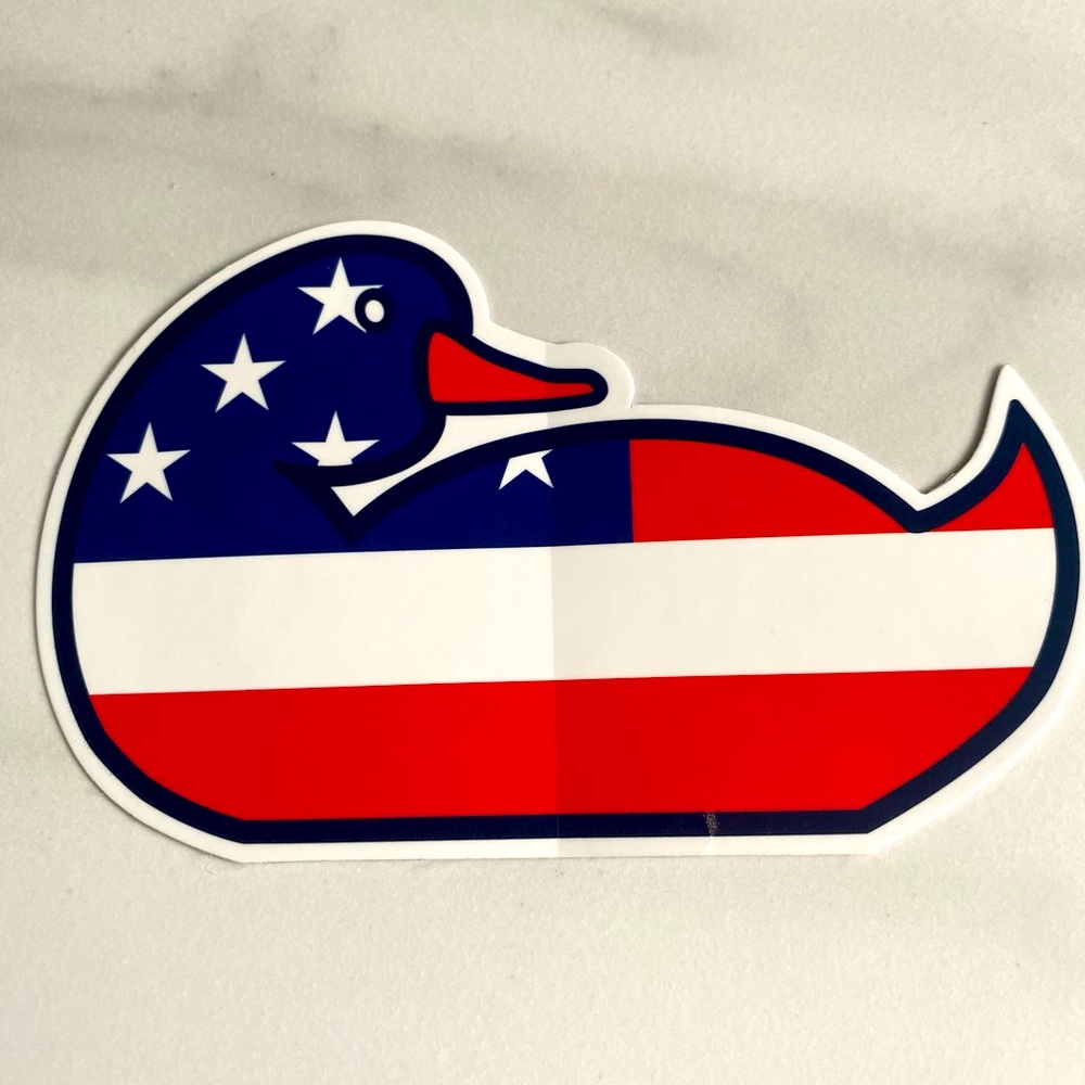 Patriotic Dooney & Bourke Duck Sticker